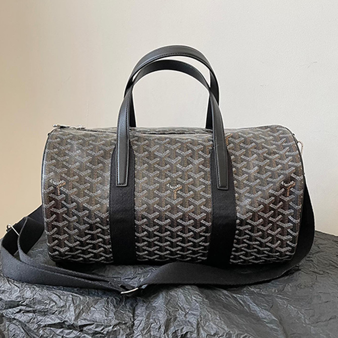 goyard barrel 40 multi‑form cylindrical duffle travel shoulder bag